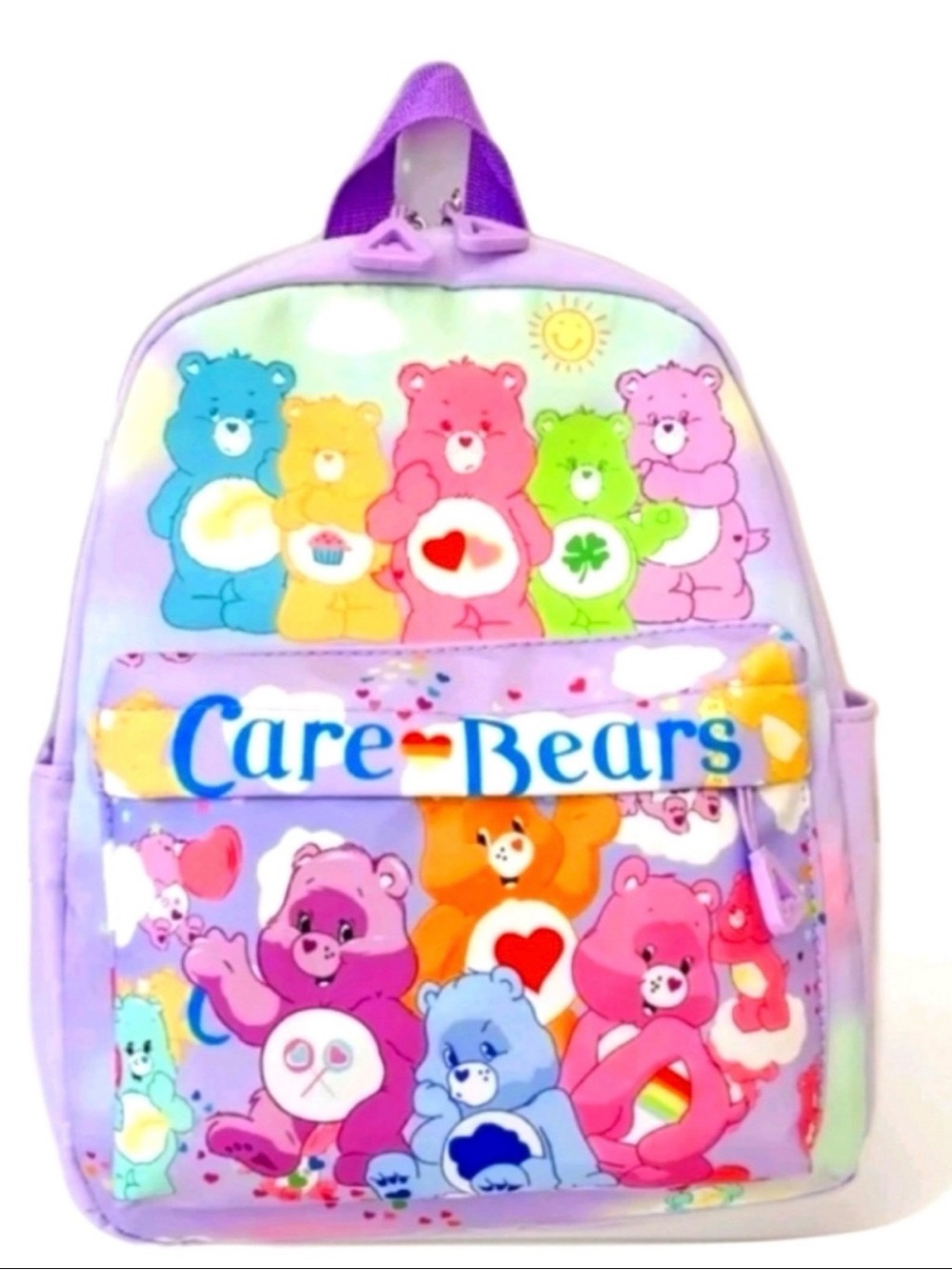 Care Bears Lavender Multicolor Character Mini Backpack